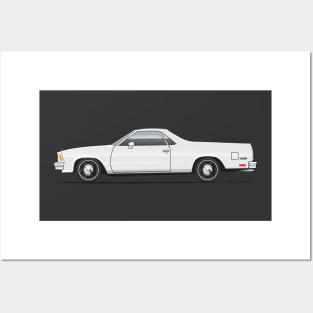 white el camino Posters and Art